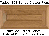 100 Series - RAISED PANEL Wood-Mitered