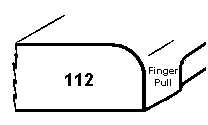 112F (with Fingerpulls)