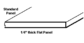 1/4" Thick